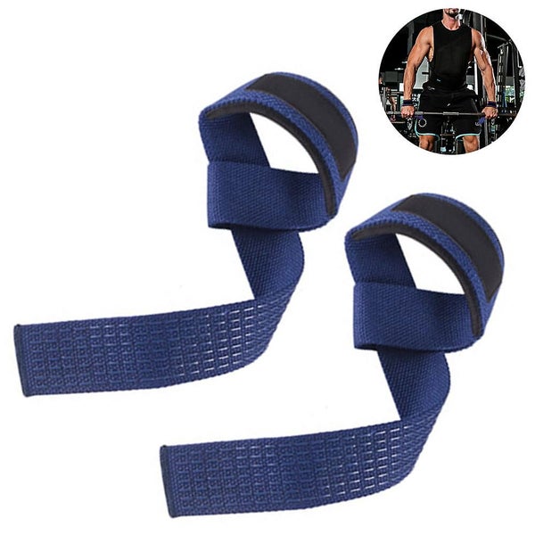 Hard Pull Wrist Lifting Straps Grips Band-deadlift Straps Wrist Padded And Anti Carousel 2