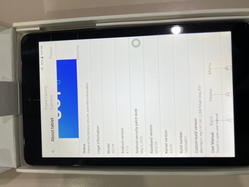 Alcatel 8" 2GB + 16GB WiFi and 4G Android 8.0 Tablet NEW Carousel 5