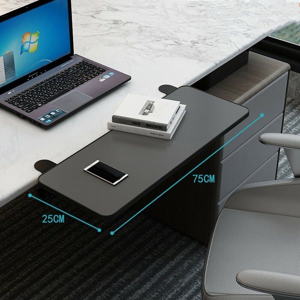 Desk Extender Tray Foldable Keyboard Drawer Tray Table Mount Armrest Shelf Black Carousel 1