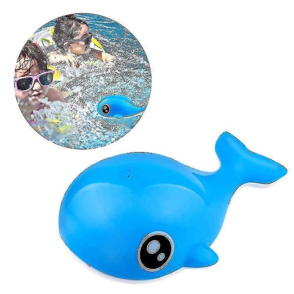 Bath Toys Bathtub Toys Whale Induction Water Spray Toy With Led Light Automatic Carousel 2