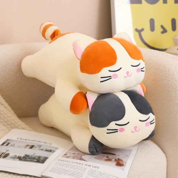 Long Legged Cat Doll Sleeping Pillow Plush Toy Tabby Cat Doll Carousel 5