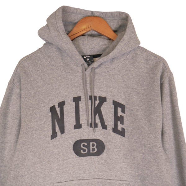 Nike SB Grey Spellout Hoodie Small Carousel 2