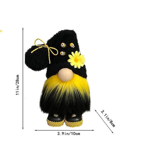 Doll Faceless Doll Cute Bowknot Standing Doll Plush Ornament Carousel 2