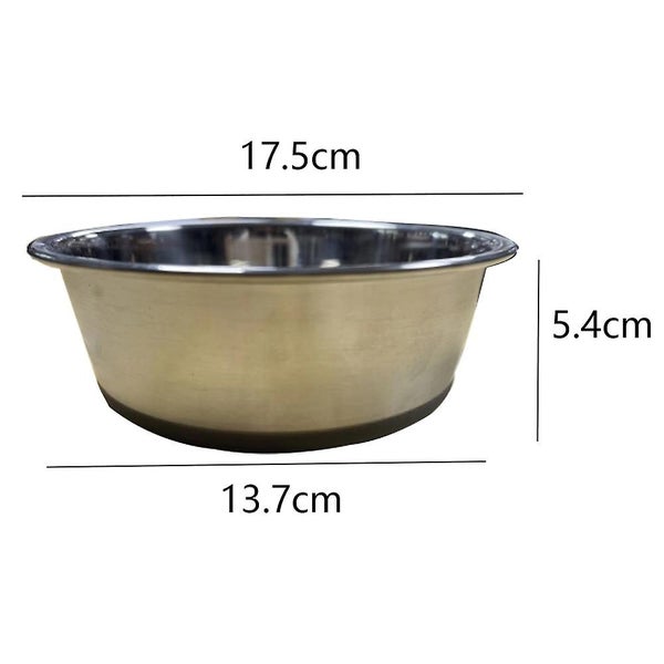 Dog Bowl Non-slip Anti-overturning Stainless Steel Dog Food Bowl Dog Food Bowl Carousel 2