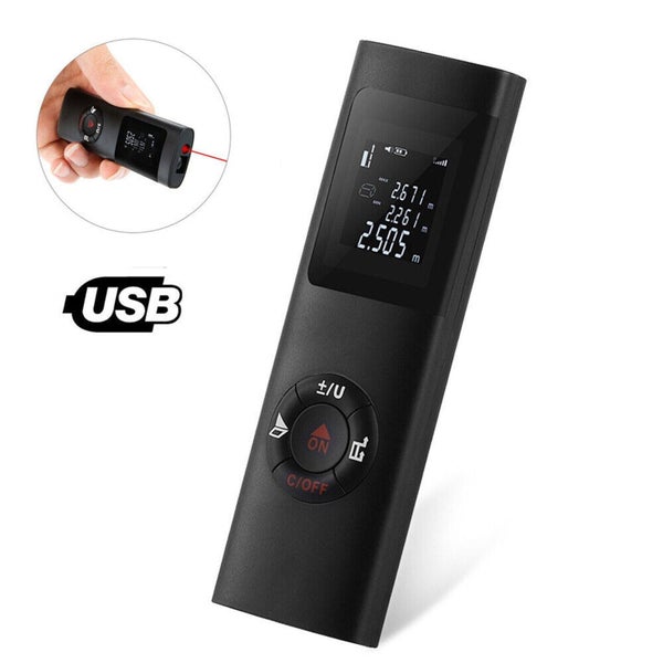 Mini LCD Digital Laser Distance Meter Rangefinder Measure Range Finder Tool Carousel 1