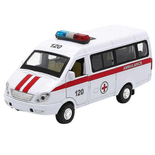 Ambulance Model Kids Toy Metal Model Construction Vehicle Toy Gift Car Collecti Carousel 2