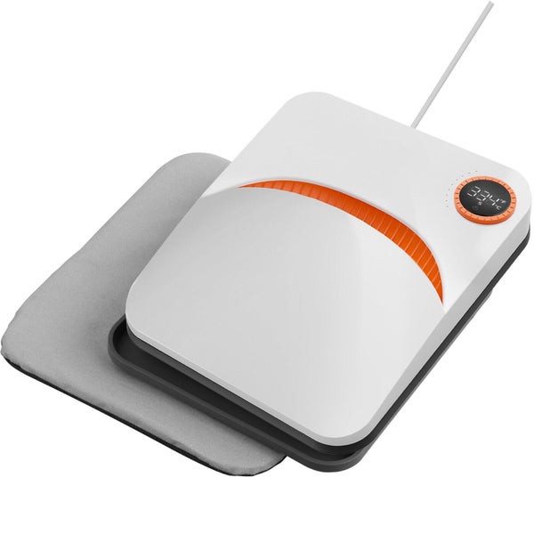 New Heat Press 12 x 10 in Portable Easy Press Sublimation Transfer DIY T-shirt Carousel 1