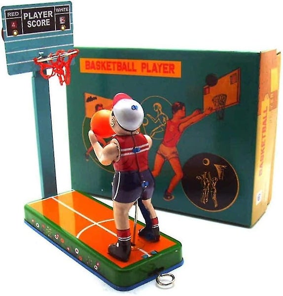 Basketball Toys Wind-up Toy Mm2005 Basketball Throw Nostalgic Theme Personalize Carousel 1