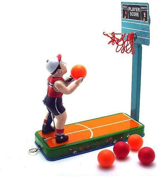 Basketball Toys Wind-up Toy Mm2005 Basketball Throw Nostalgic Theme Personalize Carousel 2