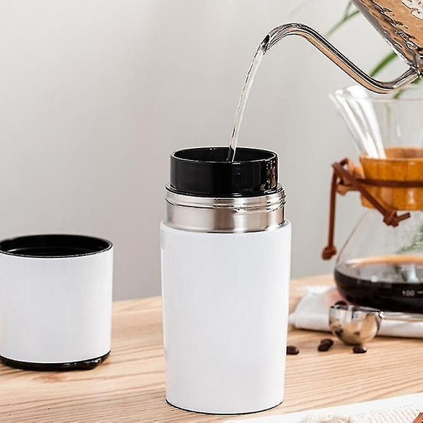 All In One Portable Manual Coffee Bean Grinder - Premium Silver Grinder For Fre Carousel 5