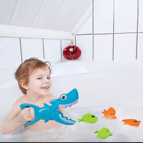 Fun Baby Bathtub Toy Shark Bath Toy For Toddlers Boys & Girls Shark Grabber Wit Carousel 2