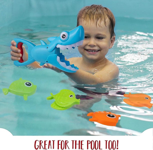 Fun Baby Bathtub Toy Shark Bath Toy For Toddlers Boys & Girls Shark Grabber Wit Carousel 4