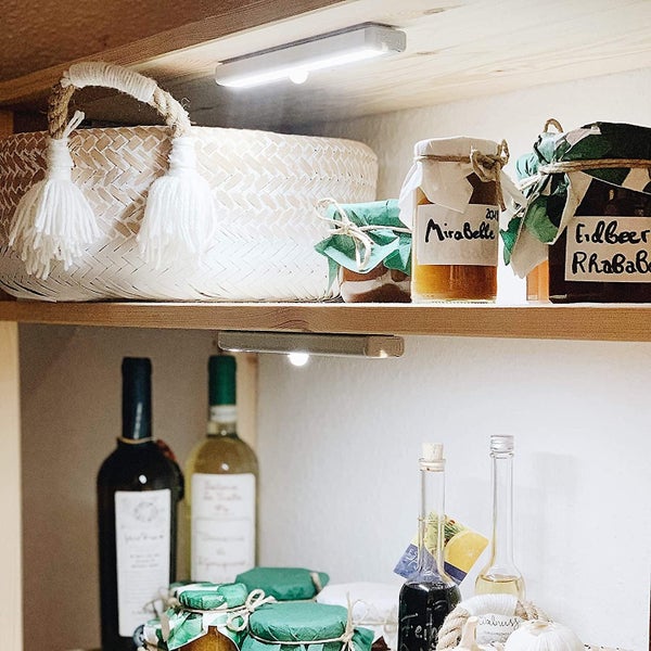 Set Of 2 Led Night Lights With Motion Sensor Cabinet Lighting Led Strip Sticker Carousel 2