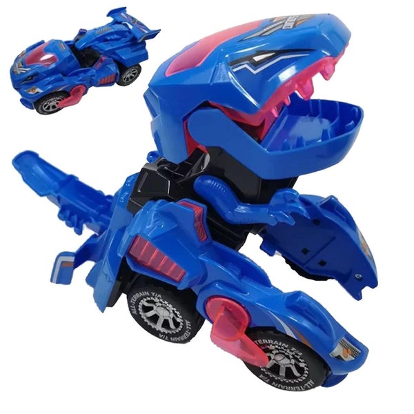 Transforming Dinosaur Car Universal Robot Toy Light Music Dinosaur Toy Car Carousel 1