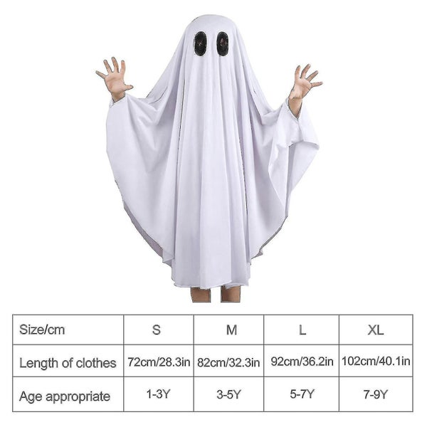 Ghost Party Costume Children Clothing Comfortable Cotton Cosplay Cape For Kids Carousel 2