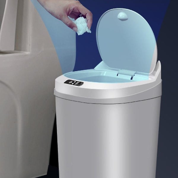 Rechargeable Smart Trash Can Household Multi-function Automatic Induction Plast Carousel 1
