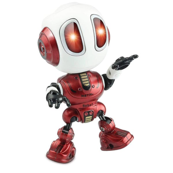 Smart Toy Talking Robot Toy Diy Usb Electric Toy Colorful Led Eyes Intelligent Carousel 1