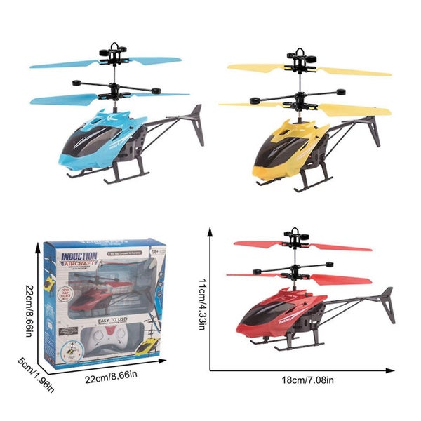 Remote Control Aircraft Induction Suspension Two Way Helicopter Fall Resistant Carousel 2
