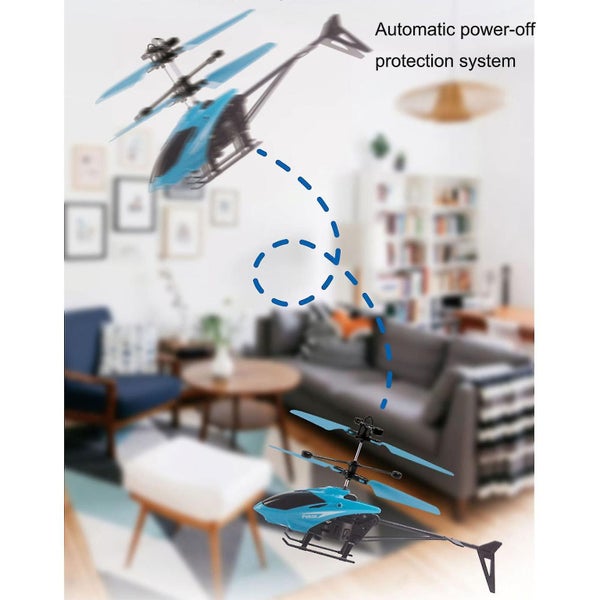 Remote Control Aircraft Induction Suspension Two Way Helicopter Fall Resistant Carousel 5