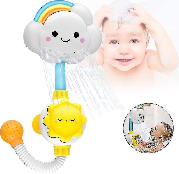 Bathtub Toy Bath Toys Spray Water Shower Toy Baby Bathtub Toy Lovely Cloud Rain Carousel 1