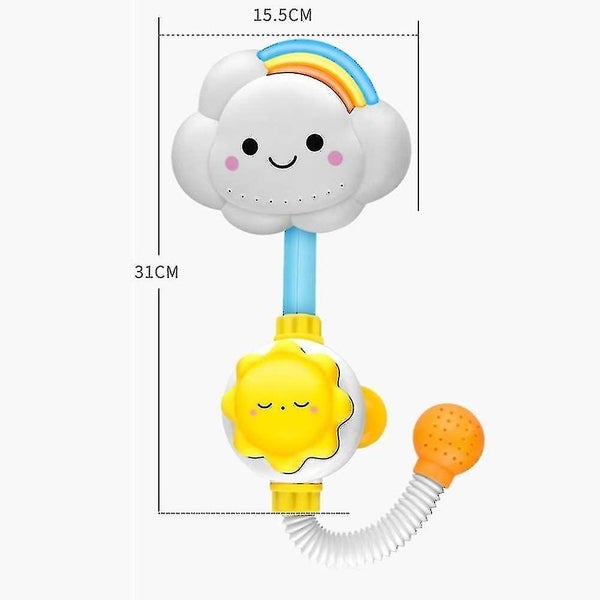 Bathtub Toy Bath Toys Spray Water Shower Toy Baby Bathtub Toy Lovely Cloud Rain Carousel 2