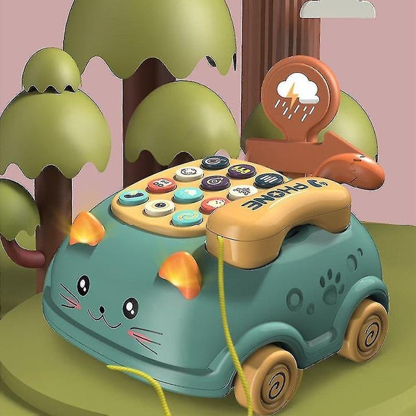 Childrens Cat Phone Multifunctional Chineseenglish Bilingual Early Education To Carousel 2