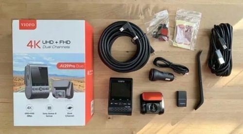 VIOFO DASHCAM 4K A129 PRO DUO FRONT + HD 1080P REAR DUAL WIFI GPS Carousel 3