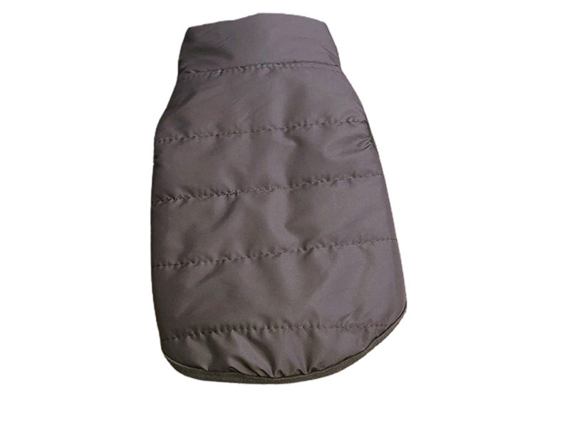 Dog Warm Coat Thickened Padded Windbreaker Vest Jacket Winter Coffee M Carousel 2