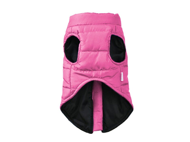 Dog Jacket Padded Pet Clothes with Zipper Warm Vest Coat Winter Rose Red XL Carousel 5