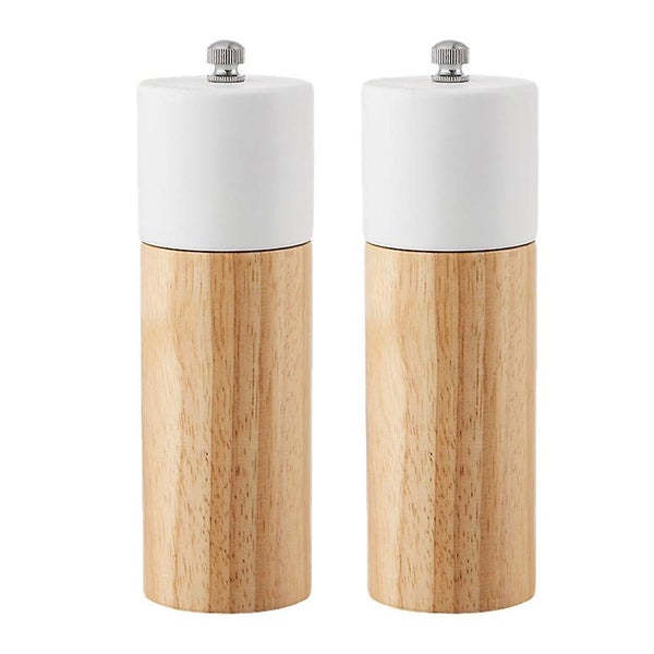 Salt And Pepper Mill - Adjustable Salt And Pepper Grinders Shakers With Ceramic Carousel 1