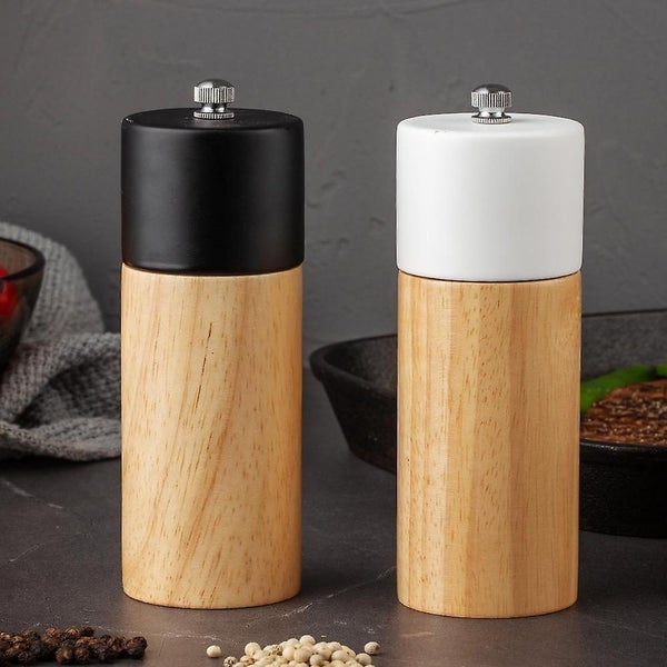 Salt And Pepper Mill - Adjustable Salt And Pepper Grinders Shakers With Ceramic Carousel 5