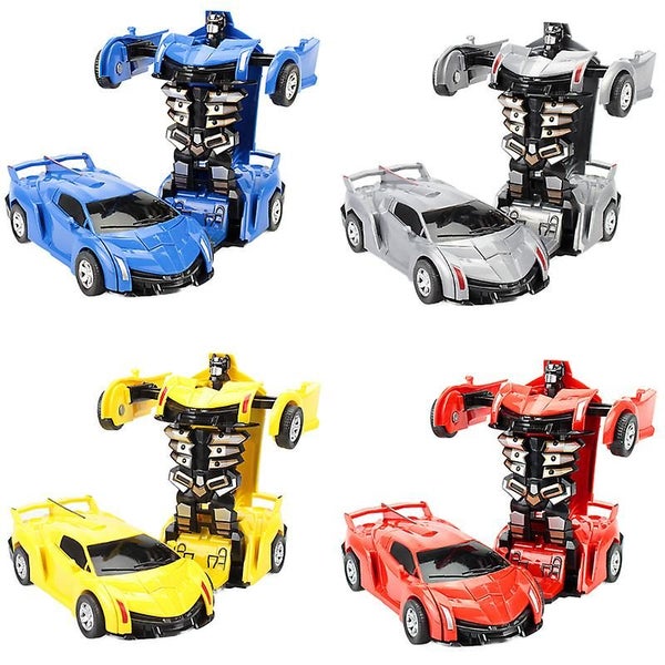 Two-in-one Transforming Robot Car Lamborghini Model Mini Automatic Transforming Carousel 2