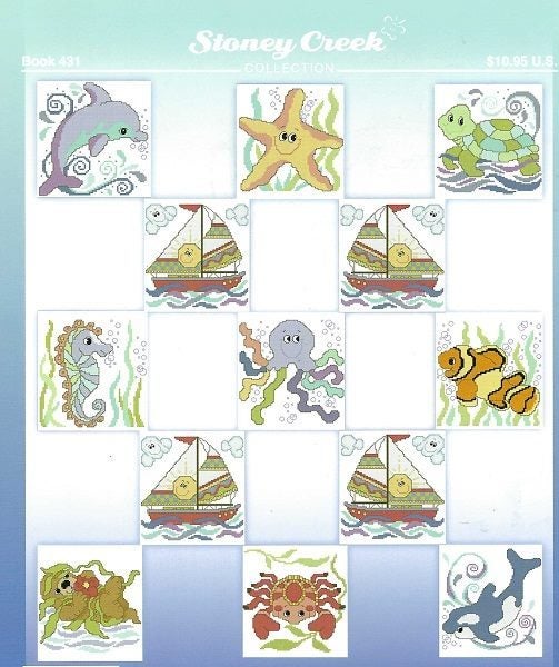 Sea Babies - Cross Stitch Pattern Carousel 2