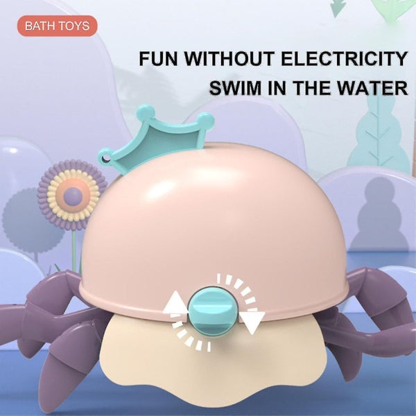 Bath Toys Inertial Crawling Sea Animals Children Playing In Water And Clockwork Carousel 4