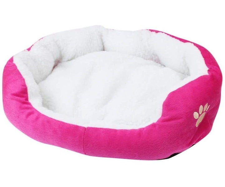 Round Donut Cat And Dog Cushion Bed pet Bed For Cats Or Small Dogs Anti-slip & Carousel 2