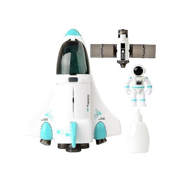 Boy Space Rocket Model Toy Spray Spaceship Suit Space Flying Saucer Decoration Carousel 1