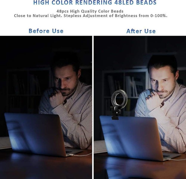 Usb Led Ring Light For Laptop - Perfect Webcam Lighting Solution Carousel 2