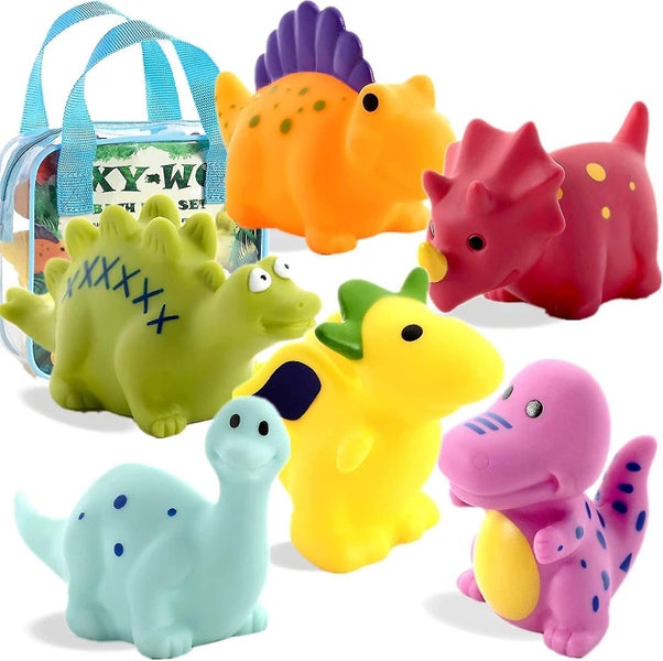 Water Toy Dinosaur Bath Toys For Toddlers/ Infants 6 - 12- 18 Months No Hole No Carousel 1