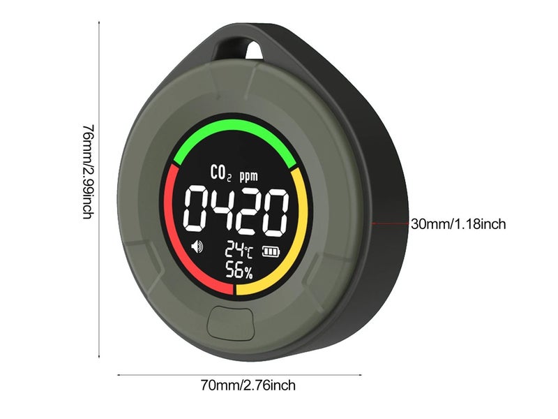 Air Quality Monitor Indoor Pollution Tester Carousel 12