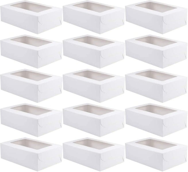 20-piece Kraft Cupcake Box With Insert Display Bread Box Pastry Container With Carousel 1