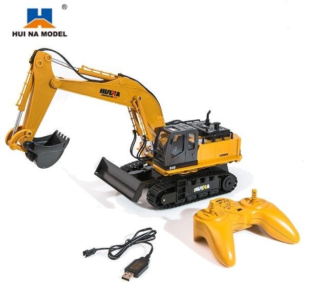 RC excavator Digger, HUINA 1531, 2.4G, 1:16, Alloy, Rechargeable Carousel 1