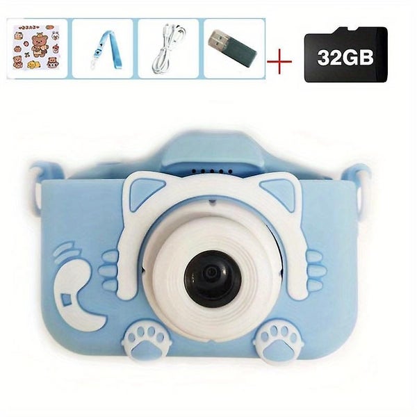 Childrens Camera Hd Cartoon Video Small Slr Dual Camera Mini Toy Camera Gift Carousel 1