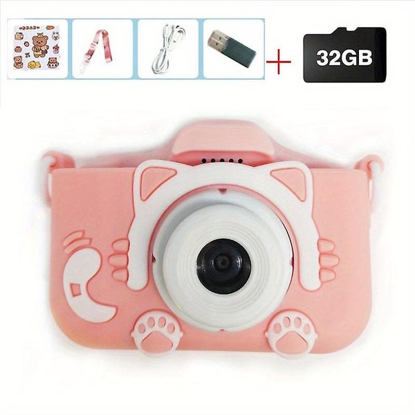 Childrens Camera Hd Cartoon Video Small Slr Dual Camera Mini Toy Camera Gift Carousel 2