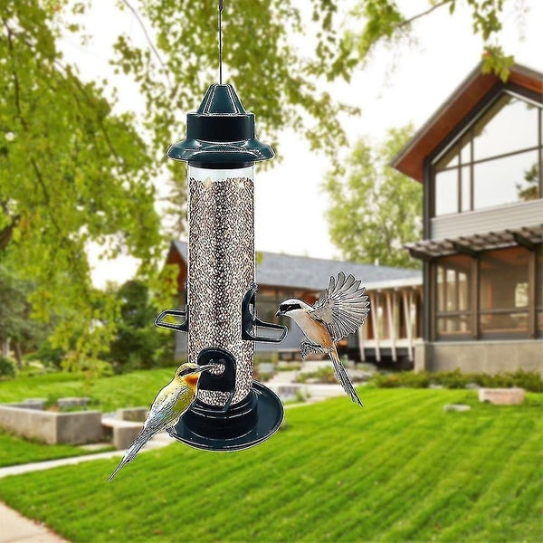 Outdoor Bird Feeder Hanging Wild Bird Feeder Seed Nut Feeding Station Outdoor G Carousel 1