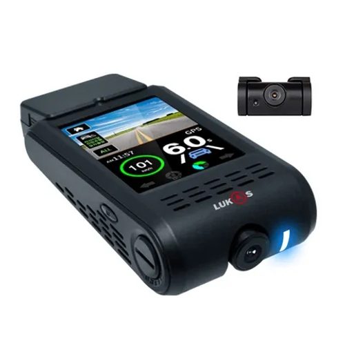 LUKAS DASHCAM 2CH 1440+ 1080 LCD+ WIFI+ GPS+ ADAS+ 32GB Carousel 1