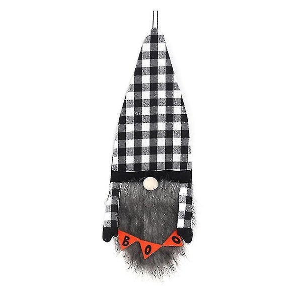 Halloween Decoration Halloween Ornament Halloween Faceless Gnomes With Boo Sign Carousel 1