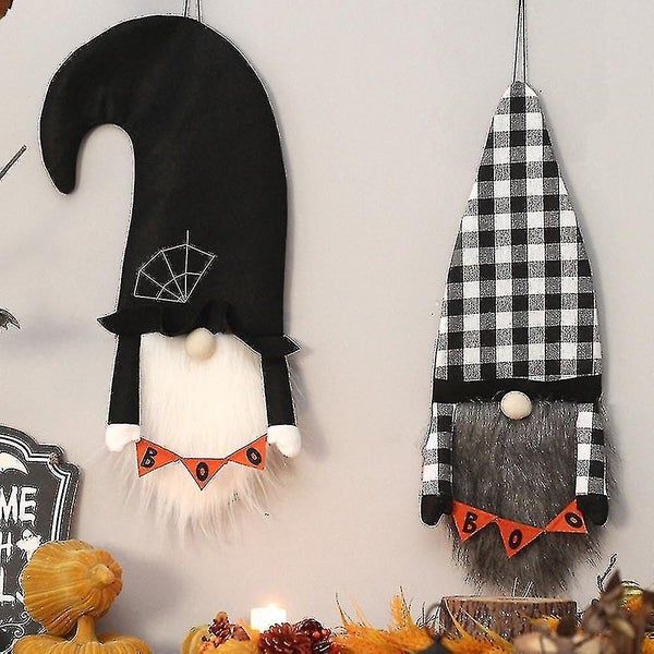 Halloween Decoration Halloween Ornament Halloween Faceless Gnomes With Boo Sign Carousel 5