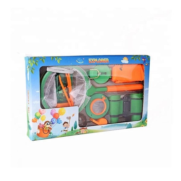 11pcs Outdoor Adventure Set Children's Binoculars Magnifying Glass Children's A Carousel 5