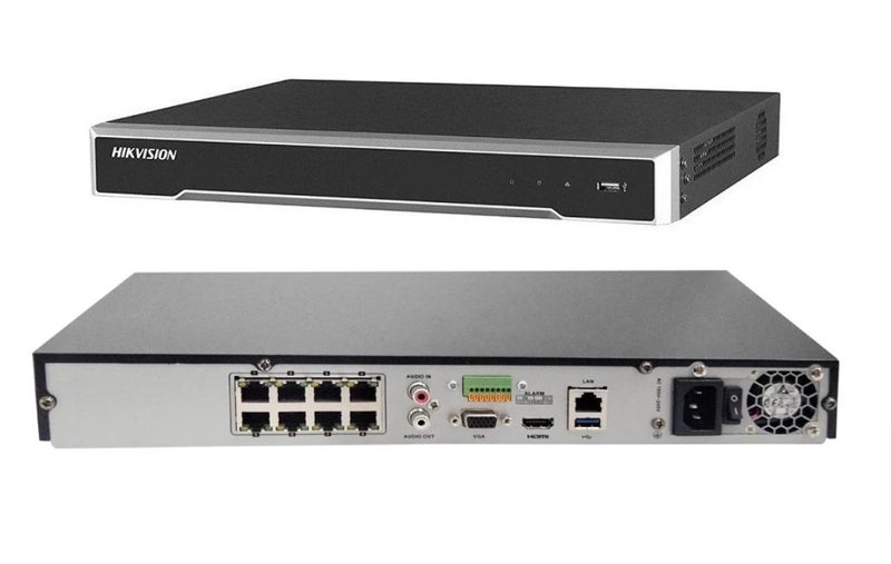 Hikvision DS-7608NI-K2/8P 8 channel NVR recorder with POE Carousel 2