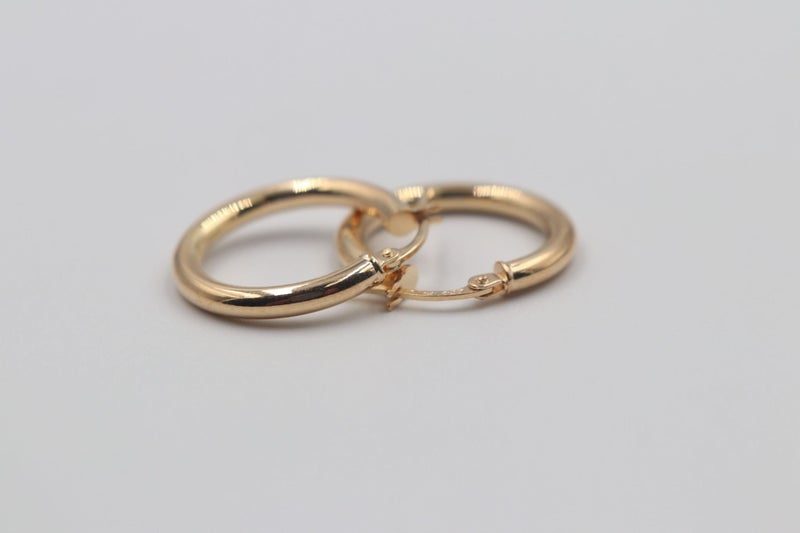 9ct Gold Round Hoops Carousel 5